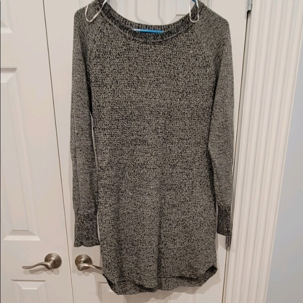 Francesca, black sweater dress, size large